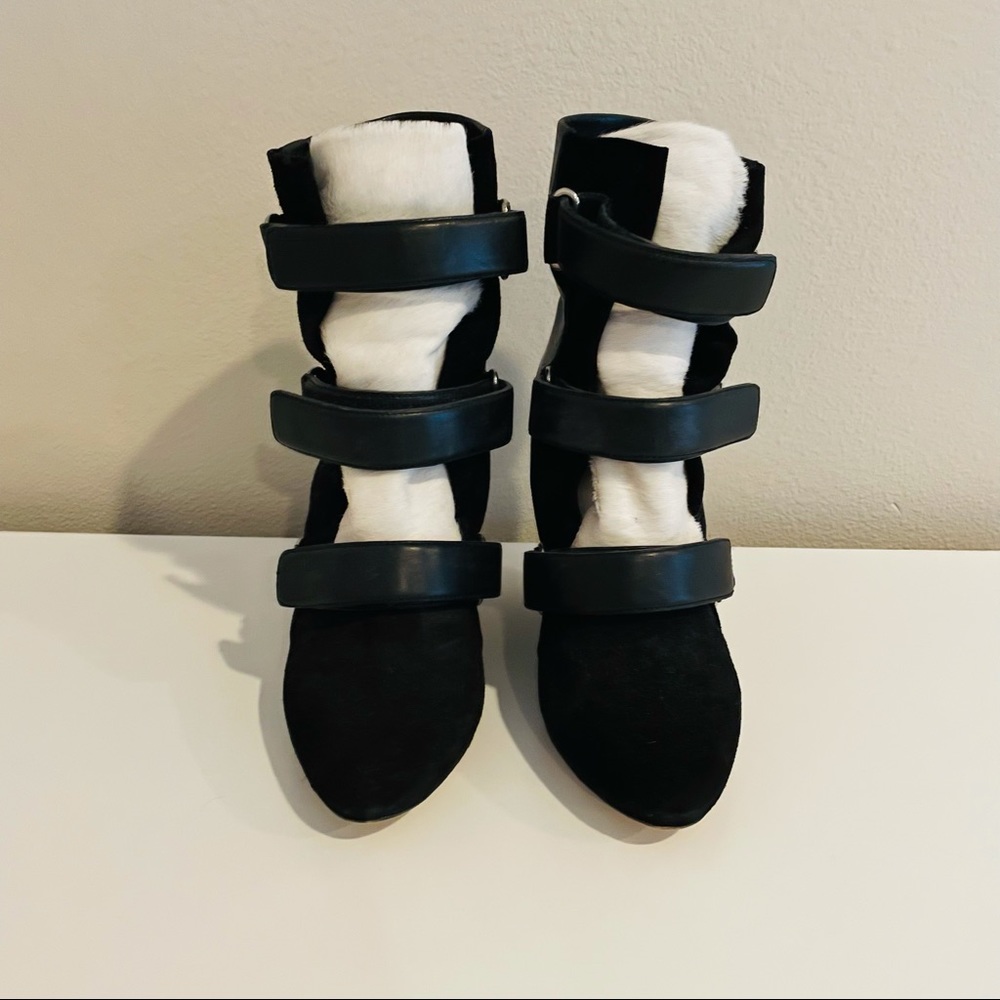 🇫🇷 Isabel Marant scarlet poney wedge boots - Picture 3 of 9
